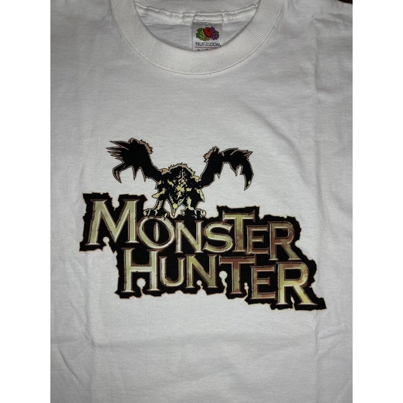 Vintage 00s Capcom Monster Hunter Video Game Promo Shirt Size XL New DS - Picture 2 of 3